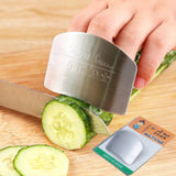Kitchen Accessories Stainless Steel Hand Finger Protector Knife Cut Slice Guard Safe Cooking