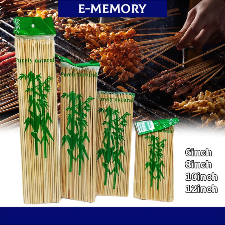 12 Inch BBQ sticks . wooden Bamboo shashlik pack.1 pack 70 sticks.
