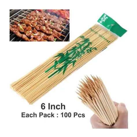 12 Inch BBQ sticks . wooden Bamboo shashlik pack.1 pack 70 sticks.