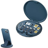 Mini Digital Gadgets Storage Box, Multifunctional 60W USB Data Cable Fast Charge Line Storage