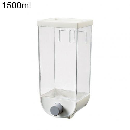 Grain Storage Box 1500ml=1.5kg Wall Hanging Food Container Kitchen Bean Dispenser Dry Food Rice Storage dispenser