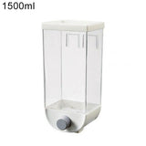 Grain Storage Box 1500ml=1.5kg Wall Hanging Food Container Kitchen Bean Dispenser Dry Food Rice Storage dispenser