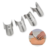 Kitchen Accessories Stainless Steel Hand Finger Protector Knife Cut Slice Guard Safe Cooking