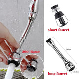 Universal Turbo Flex splash 360 degree swivel tap water filter nozzle bathroom faucet