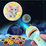 Projector Flashlight for Kids - Early Childhood Educational Toy Birthday Gift Projector Torch for kids