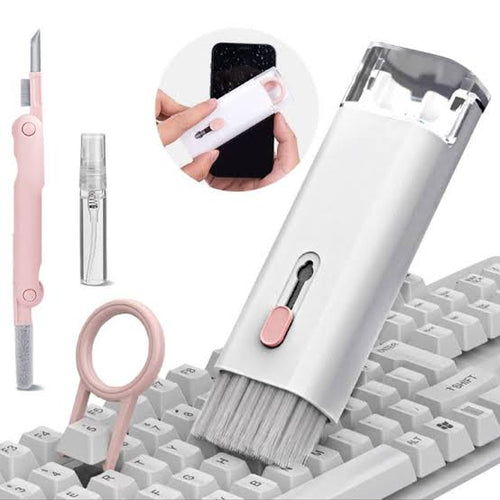 7-in-1 Computer Keyboard Cleaning Brush Kit| Portable 7 in 1 - Portable Multi‑Tool for Keyboard, Laptop & Gadgets