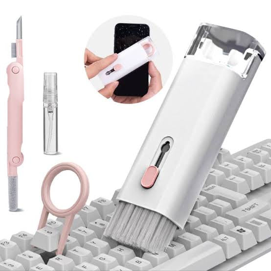 7-in-1 Computer Keyboard Cleaning Brush Kit| Portable 7 in 1 - Portable Multi‑Tool for Keyboard, Laptop & Gadgets