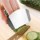 Kitchen Accessories Stainless Steel Hand Finger Protector Knife Cut Slice Guard Safe Cooking