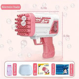 36-Hole Automatic Bubble Gun for Kids | Bubble Machine with 36 & 8 Hole Settings