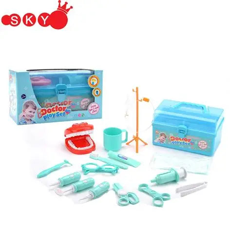 Doctor Play Set with Foldable Suitcase,Chota Bheem Doctor Set Toy Game Kit,Compact Medical Accessories Toy