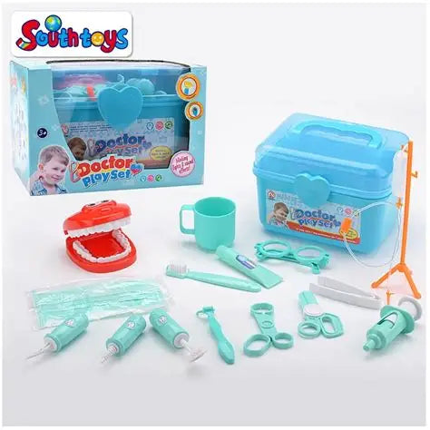 Doctor Play Set with Foldable Suitcase,Chota Bheem Doctor Set Toy Game Kit,Compact Medical Accessories Toy