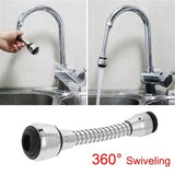 Universal Turbo Flex splash 360 degree swivel tap water filter nozzle bathroom faucet
