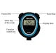 Outdoor Sports Stopwatch Electronic Timer Operation Precise Anti-vibration Physical