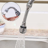 Universal Turbo Flex splash 360 degree swivel tap water filter nozzle bathroom faucet