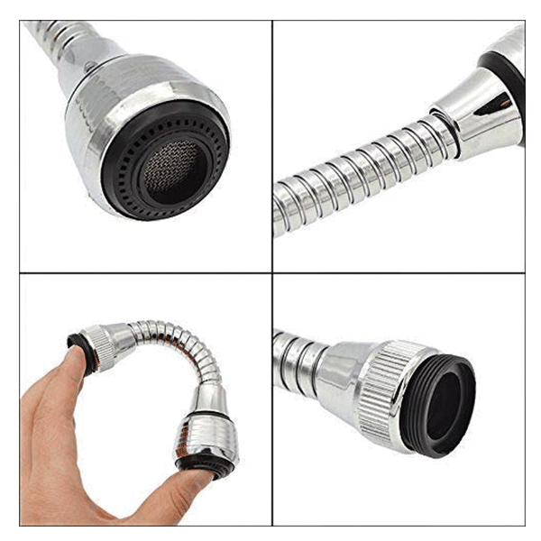 Universal Turbo Flex splash 360 degree swivel tap water filter nozzle bathroom faucet