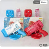 36-Hole Automatic Bubble Gun for Kids | Bubble Machine with 36 & 8 Hole Settings