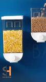 Grain Storage Box 1500ml=1.5kg Wall Hanging Food Container Kitchen Bean Dispenser Dry Food Rice Storage dispenser